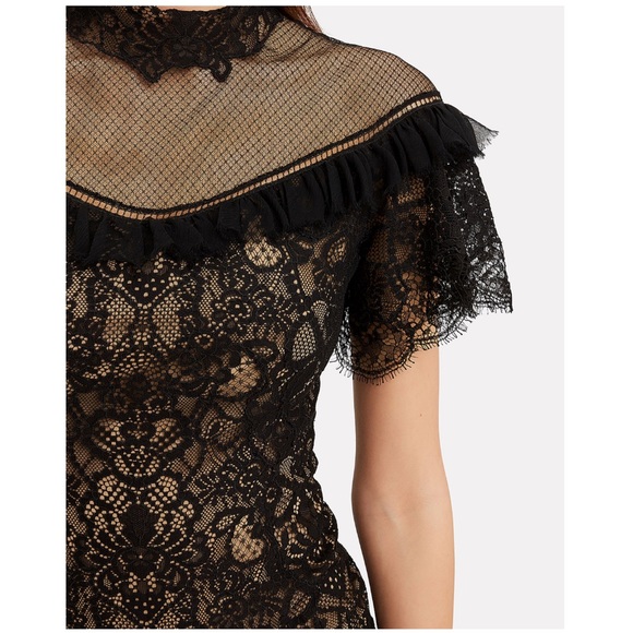 JONATHAN SIMKHAI Mixed Lace Mini Dress - Picture 5 of 8